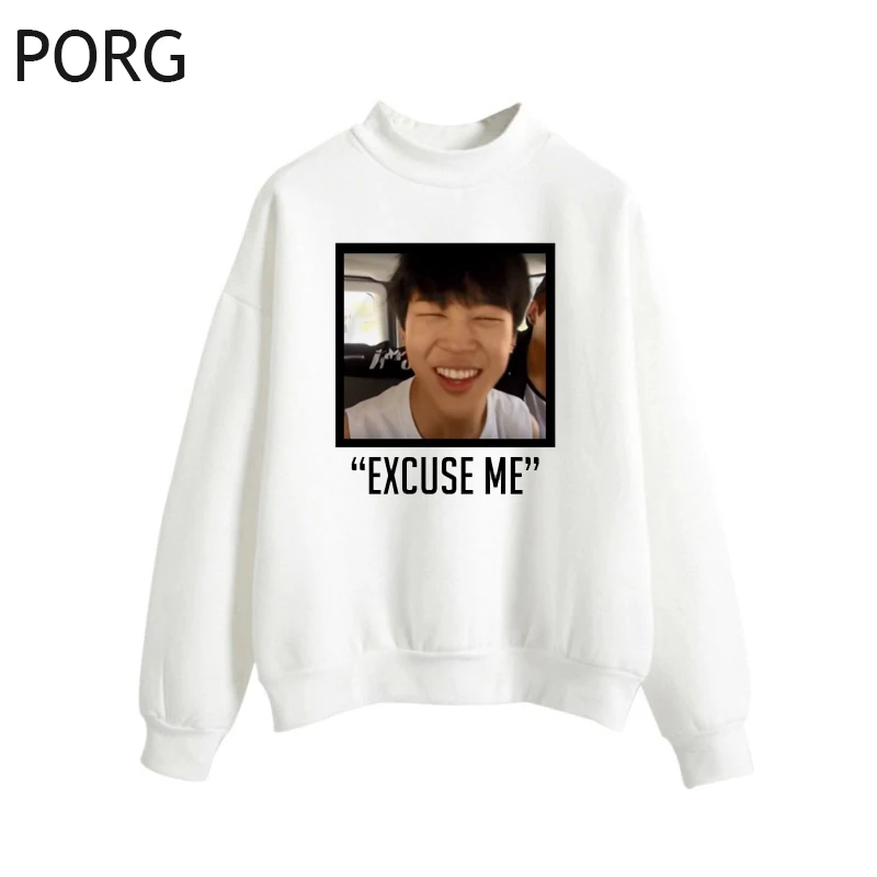 Забавные женские толстовки Jungkook Jimin V, уличная мода, пуловер с длинными рукавами, толстовки Harajuku, осенняя негабаритная толстовка с капюшоном