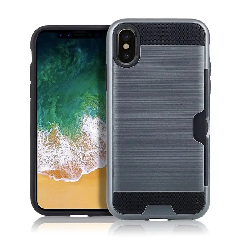 Защитный чехол для телефона с держателем карт Apple новинка iPhone 11Pro Max XR XS 6 6S 7 8 SE 2