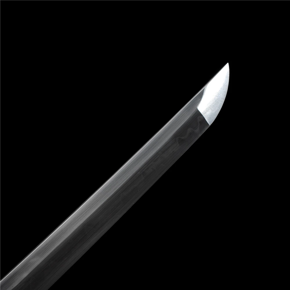 Ручная работа ТВ kill bill vol.1 японский самурайский меч катана t10 стальное лезвие настоящая Глина Ремесло Полный Тан сплава tsuba кожи