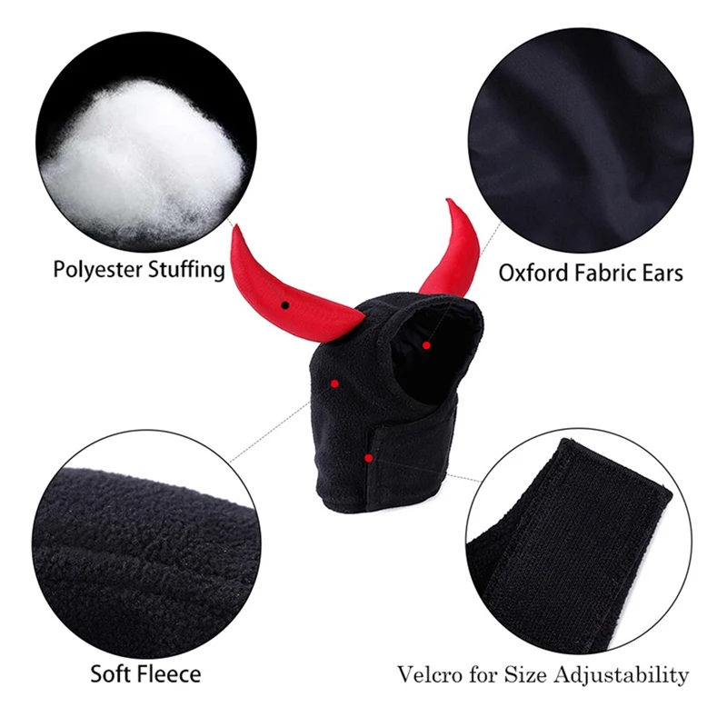 Регулируемый для собак кошек Pet крупного рогатого скота головной убор с рогом