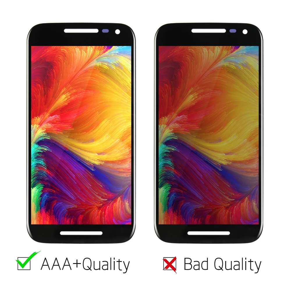 Оригинальный 5 '&#x271280x720 LCD для Motorola MOTO G3 дисплей сенсорный экран G 3rd Gen XT1544 XT1550 XT1541