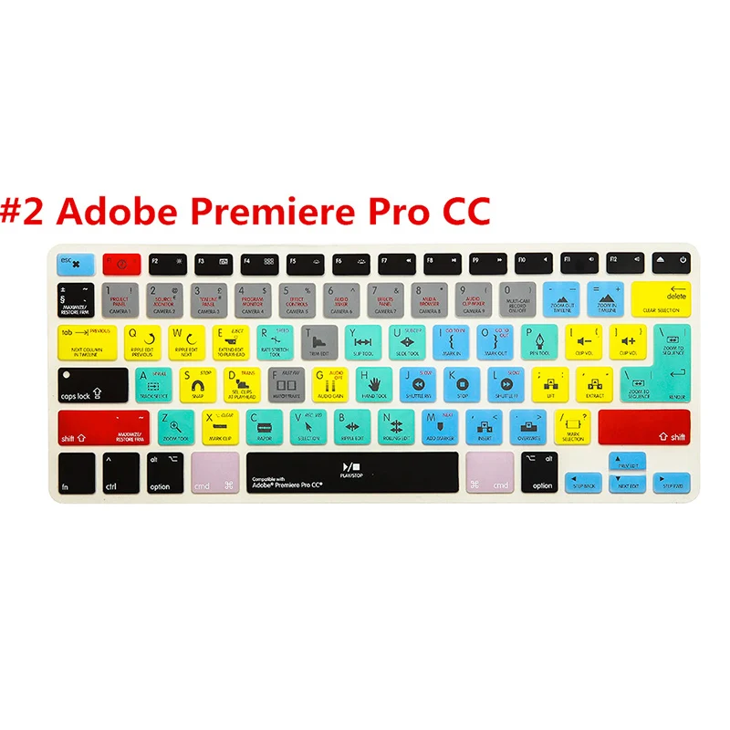 HRH тонкий Ableton Live Logic Pro X Avid Pro инструменты ярлык клавиатуры Обложка кожи для Macbook Pro Air retina 13 15 17 до