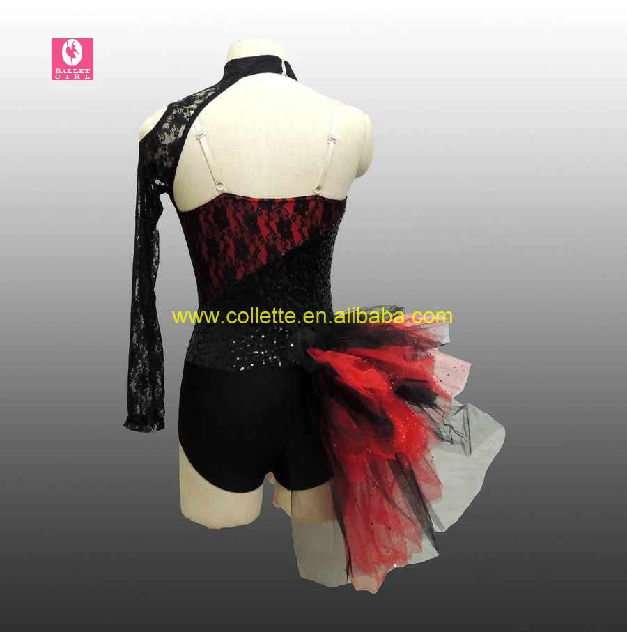MBQ345 Adult red black sexy dance costumes | Тематическая одежда и униформа