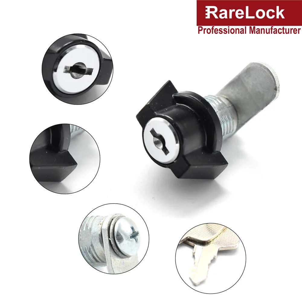 Черный замок для шкафов GJA37 из цинкового сплава мебели с ручкой бабочкой Cerradura|lock