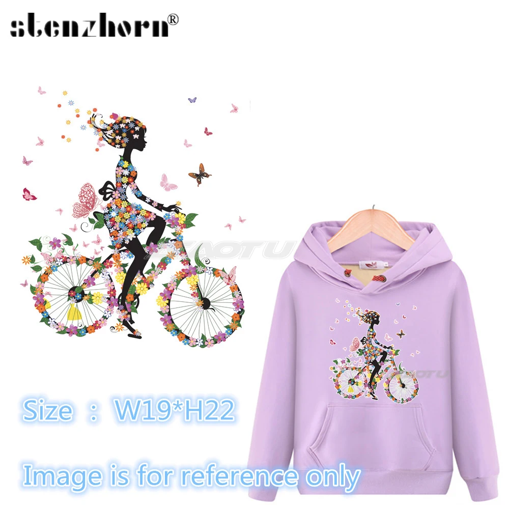 Наклейки для девочек и байкеров термонаклейки одежды одежды|biker stickers|heat transfer