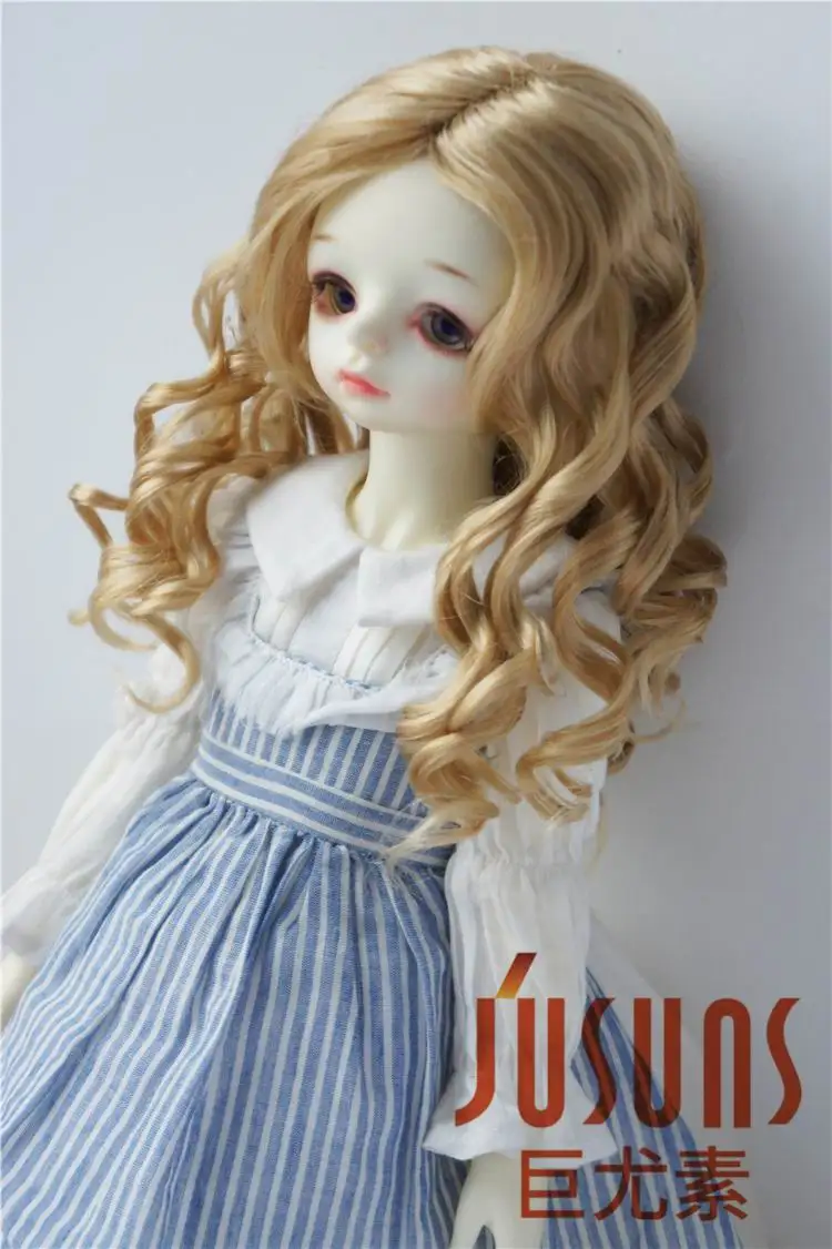 JD259 1/6 1/4 1/3 YOSD MSD SD модные парики для кукол BJD Размер 6 7inc 7 8 дюймов 9 женские кудрявые