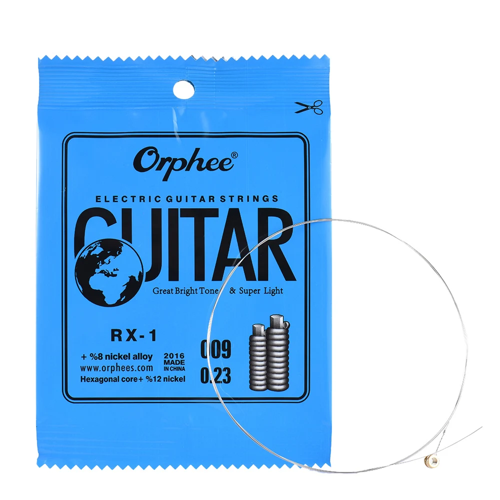 Orphee RX 1 10 шт. акустической гитары замена гитарная струна для Электрогитары 1st E