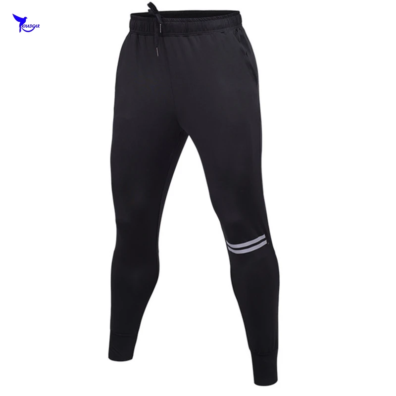 Mens Slim Fit Fitness Jogging Pants Reflective Running Leggings Elastic Bodybuilding Quick Dry Tights Compression Sportswear | Спорт и