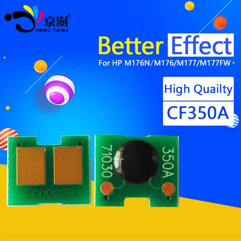 2 набора тонер картриджей чип 130A CF350A CF351A CF352A CF353A для HP color laserjet M176N M176 176N M177 M177FW 176 177