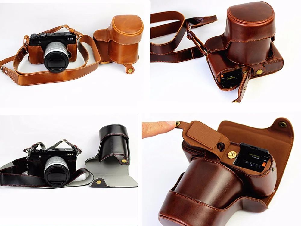 Чехол-сумка из искусственной кожи для цифровой камеры чехол Fuji Fujifilm XE-1 XE1 X-E1 XE2 18-55