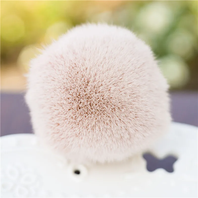 Профессиональная Кисть для румян 1 шт. Золотая пудра лица основа макияжа кисть