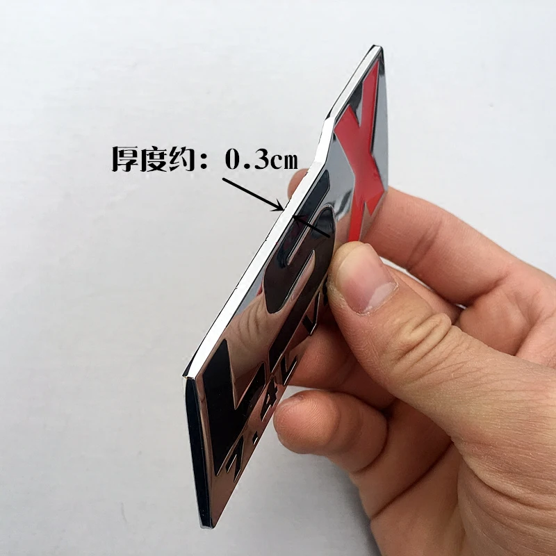 1 шт. металлические 3d-наклейки LT1 LS1 LS3 LS6 LT9 LSX 5.7L 6.8L 7.4L V8 боковая эмблема