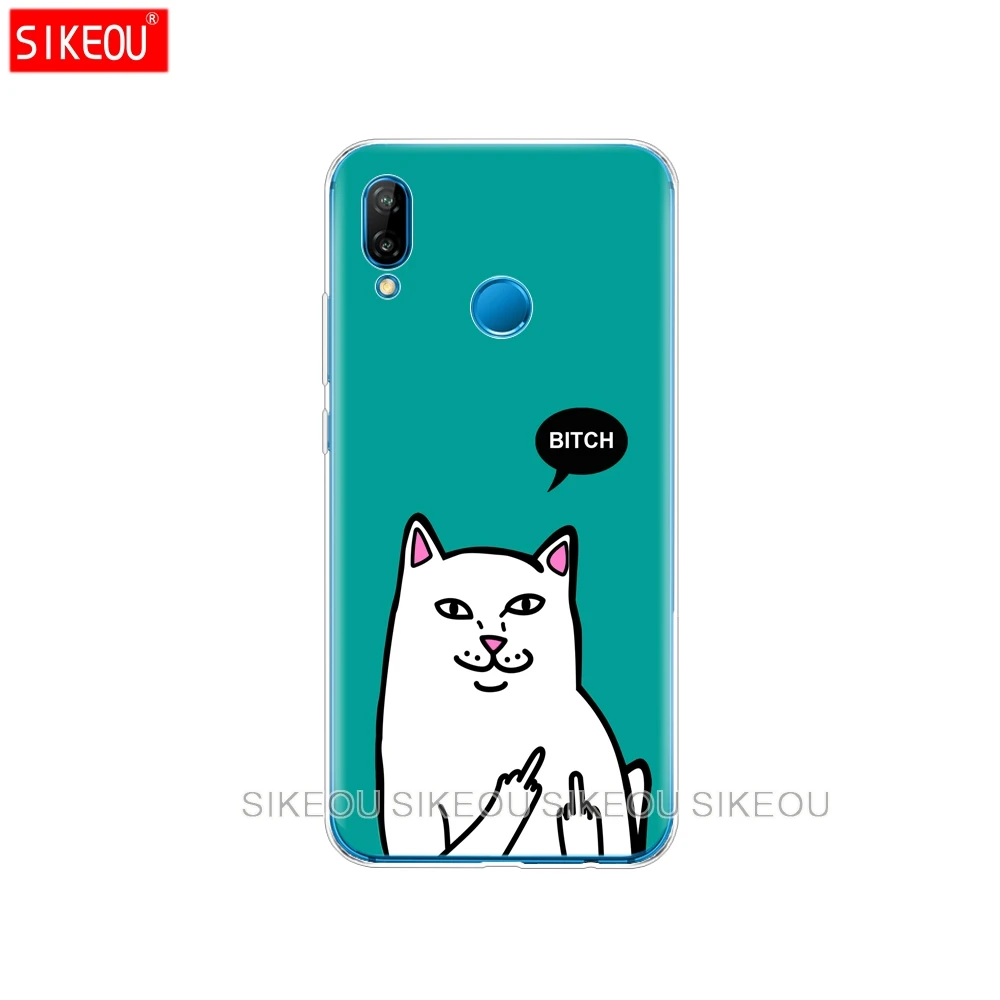 Силиконовый чехол для телефона Huawei P20 P7 P8 P9 P10 Lite Plus Pro 2017 p smart 2018 забавный милый