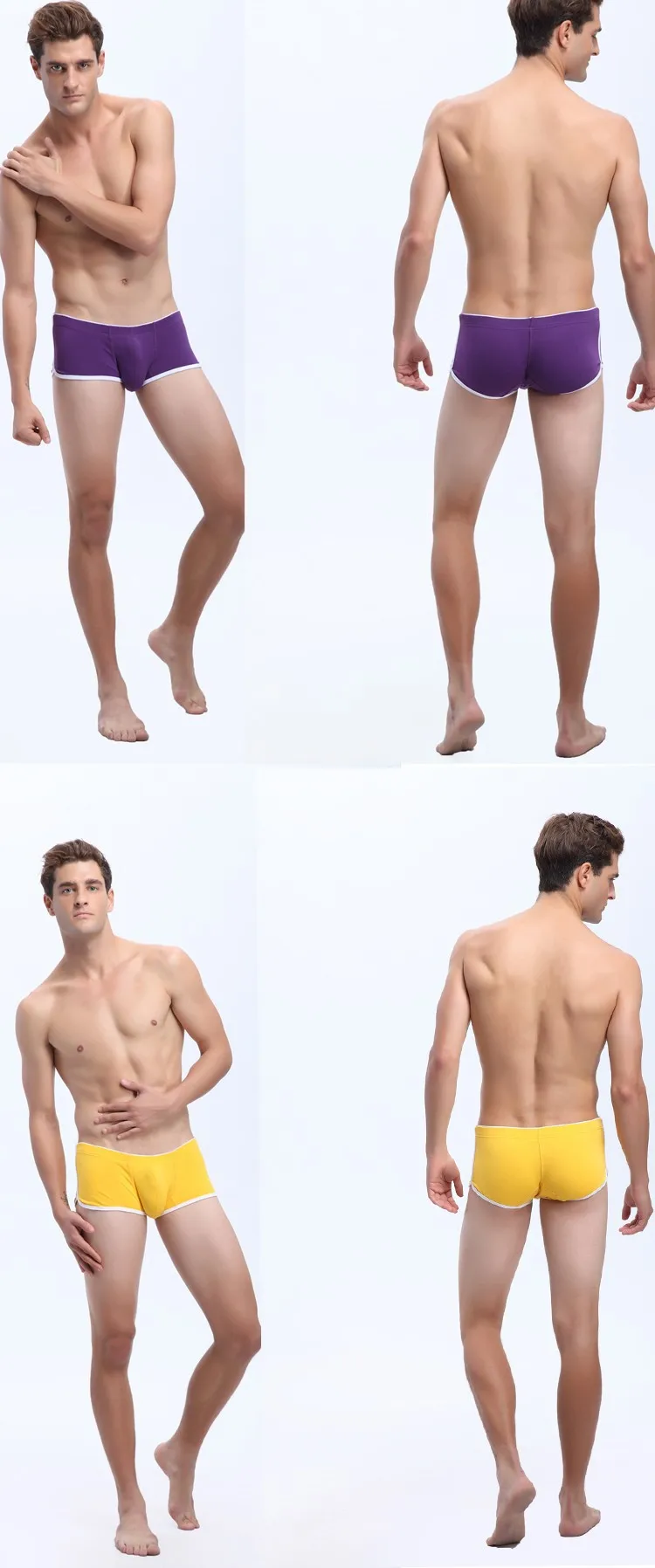 Мужские боксеры Cuecas Gay Боксеры Шорты Calvn Calzoncillos Slip Homme сексуальное мужское нижнее белье 1009-PJ