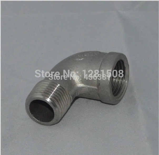 304 нержавеющая сталь 90 градусов колено 1/2 &quotFPT x 1/2&quot MPT оборудование для домашнего