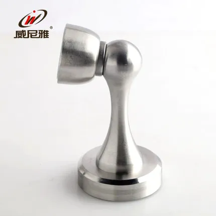 Stainless steel door stopper top gear touched the bathroom wall Interior bedroom magnetic dual-use | Обустройство дома