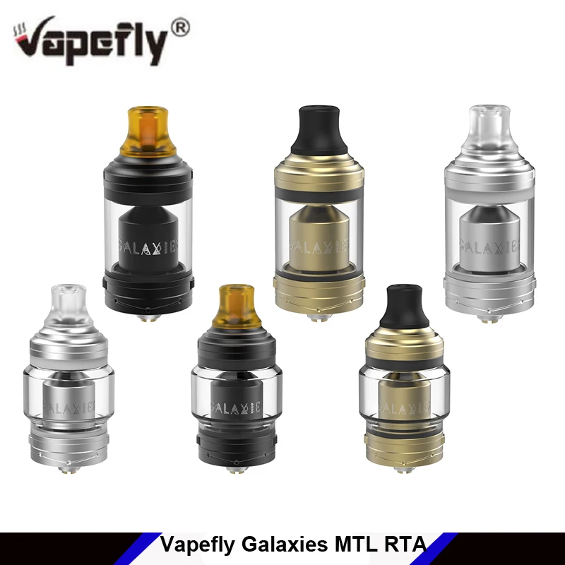 Оригинальный Vapefly Galaxy MTL RTA бак 22 мм электронный сигаретный 3 мл/5 мл одна катушка 8