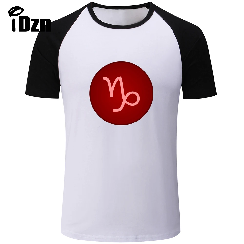 Летняя мужская футболка унисекс 12 созвездий символ Козерога 22 декабря по 19