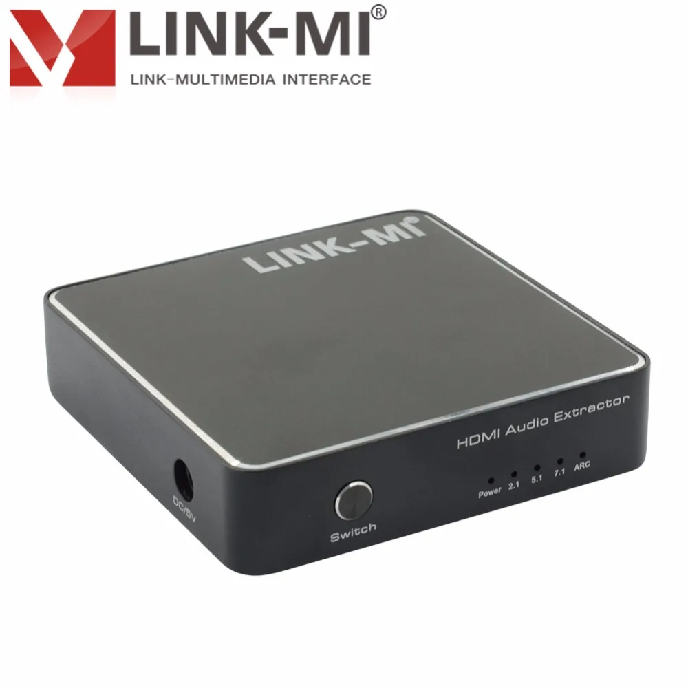 LINK MI HH02 Audio HDMI к декодер аудио экстрактор преобразования SPDIF + 3 5 мм ARC 3D видео 4K2K