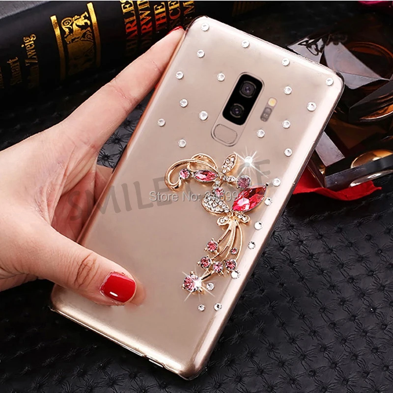 Smile чехол для Samsung galaxy A6 Plus 2018 6 0 &quotпрозрачные пластиковые чехлы со стразами 5
