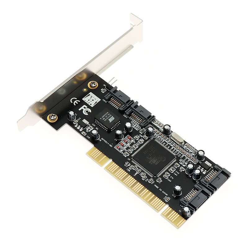 Aneew 4 Порты PCI SATA Raid контроллер внутренняя карта расширения адаптер конвертер Sil 3114