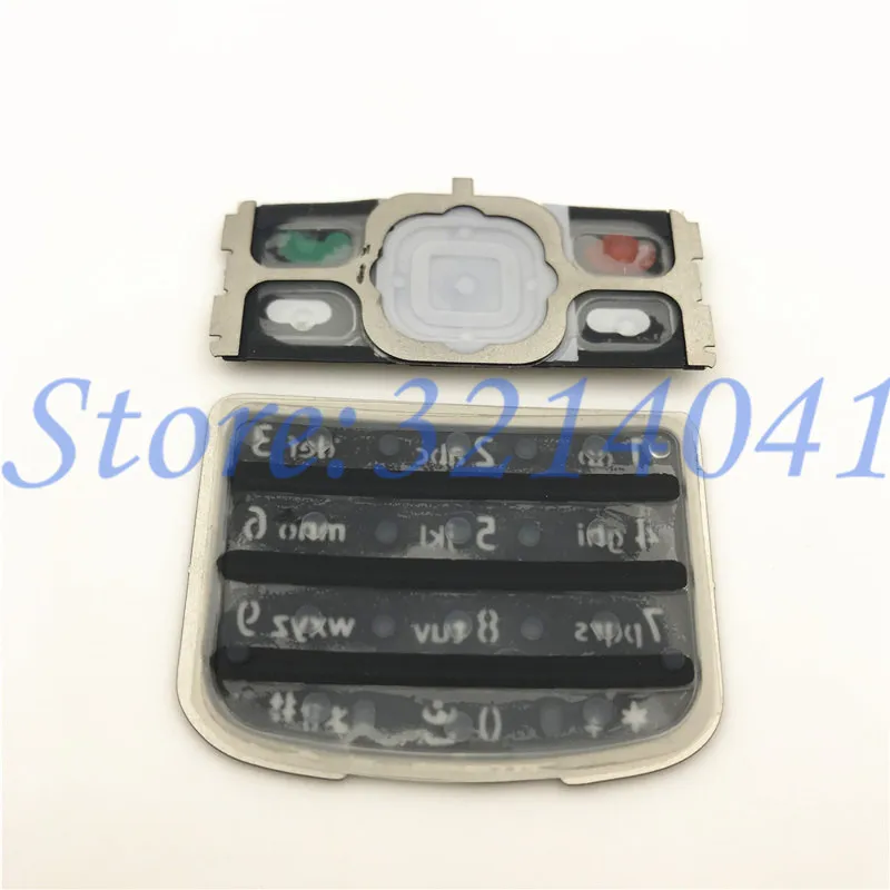 Для Nokia 6700 6700C классический корпус клавиатура мобильный телефон 6700C клавиатура замена английский или клавиатура с русским шрифтом