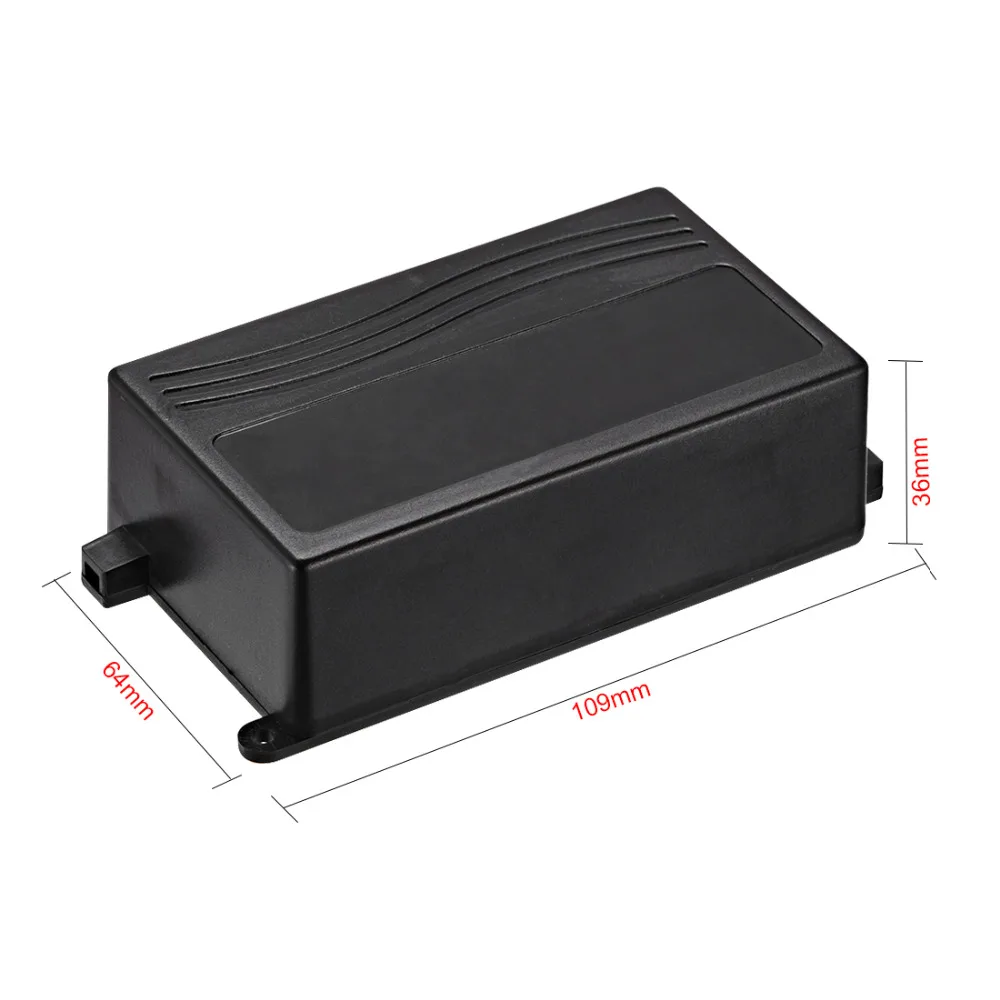 Uxcell 109x64x36 мм/4 29x2 52x1 42 &quotчерный электронный корпус из АБС-пластика для