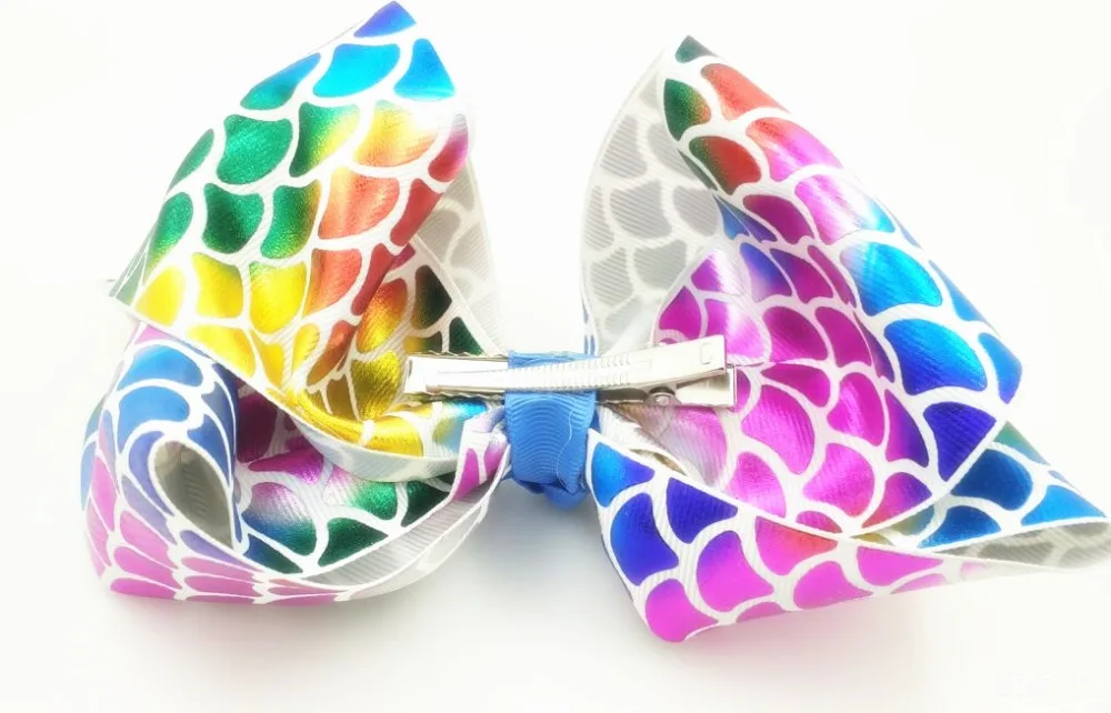 

20pcs Free shipping Silver Fish Scale Bow Gaint Jojobow