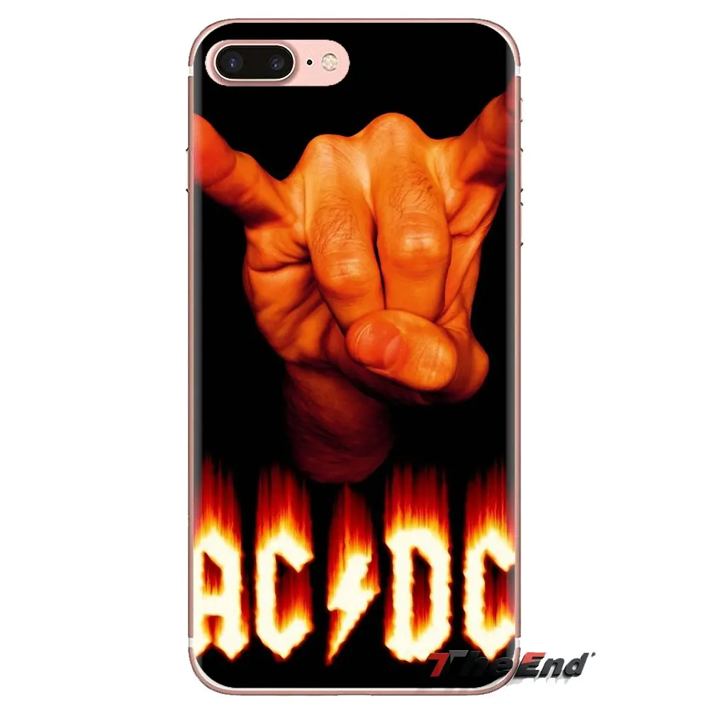 Для samsung Galaxy S3 S4 S5 мини S6 S7 край S8 S9 S10 Plus Note 3 4 5 8 9 музыкальной группы ACDC AC DC Малкольм