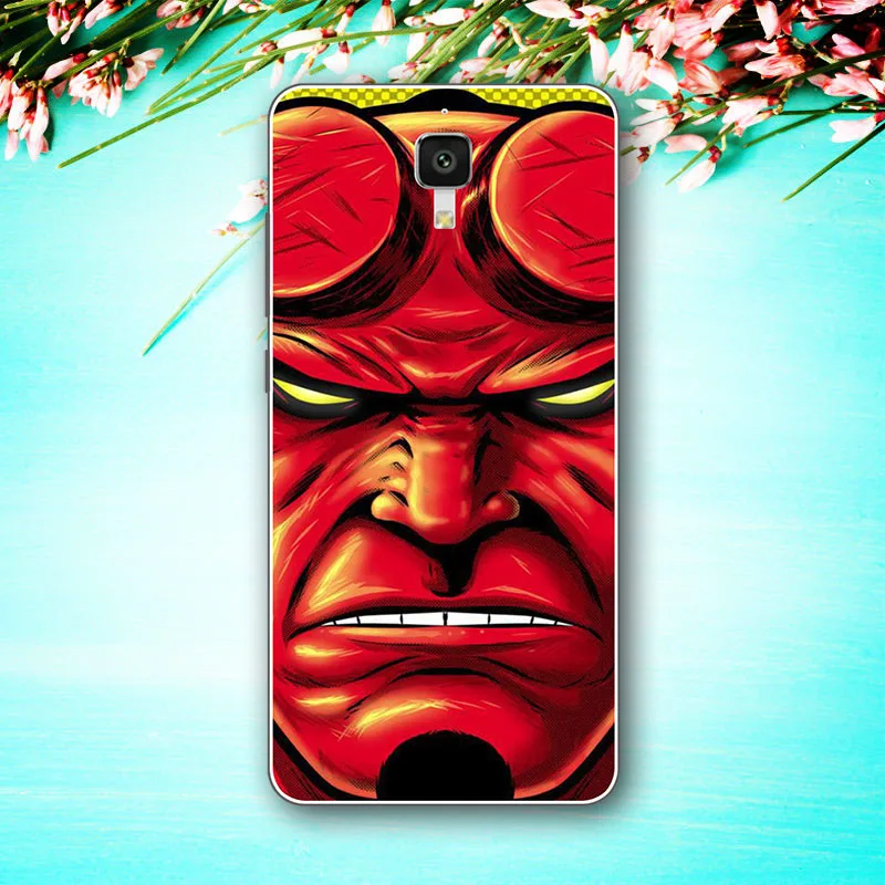 Fashion hero Phone Case For Xiaomi Mi4 M4 Mi 4 4W 5.0&quot Cover Painting Coques Cute shell HD print phone case | Мобильные телефоны