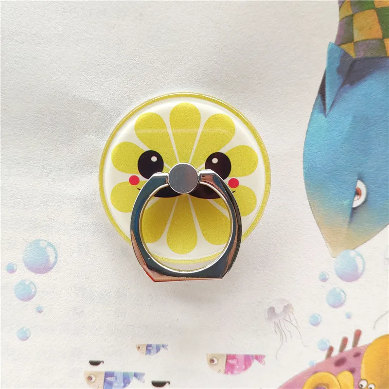 Подставка для мобильного телефона с милым фруктовым кольцом смартфона Kawaii