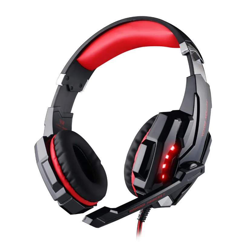 KOTION EACH G9000 USB 7.1 Surround Sound Channel Game Headset Wired Bass Noise Canceling Headphone With Mic LED Light PC Gamer |