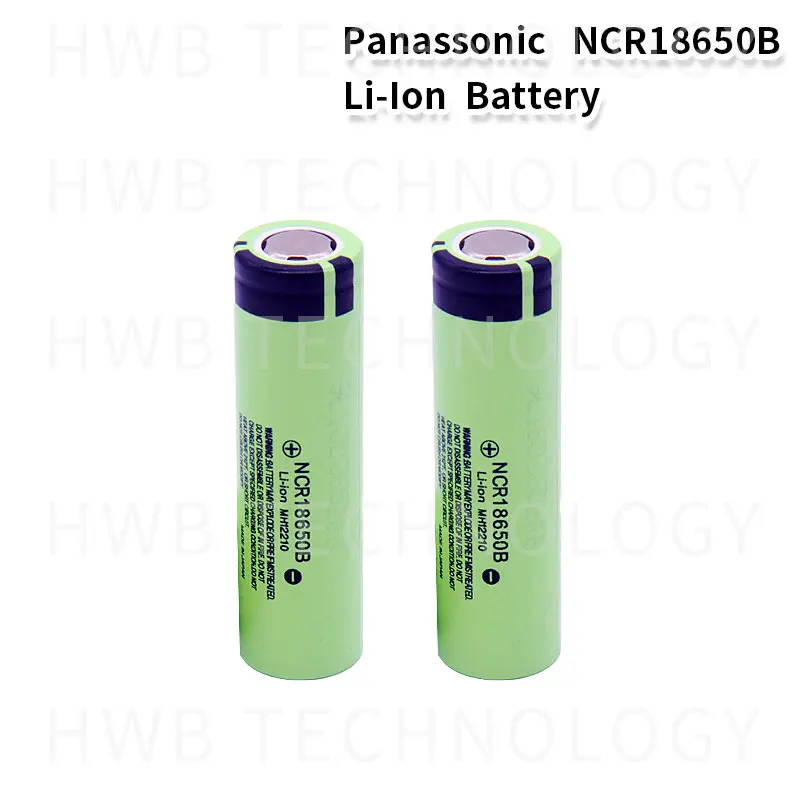 2 шт. Panasonic 100% оригинал NCR18650B 3 7 в 3400 мАч 18650 литий ионный аккумулятор с быстрым
