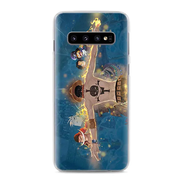 15 Одна деталь Чехлы для телефона с Луффи для samsung Galaxy S10e S10 S8 S9 плюс M10 M20 M30 A50 S6 S7 Край жесткий чехол повышенной прочности - Цвет: 15