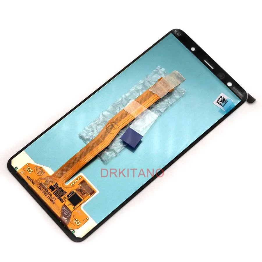 ЖК-дисплей для samsung GALAXY A7, сенсорный ЖК-дисплей с рамкой A750, SM-A750F, A750F, экран для samsung A7, ЖК-дисплей