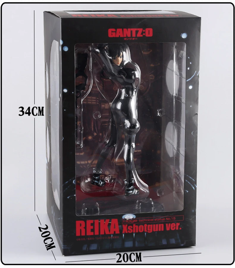 Аниме мультфильм Gantz:O Xshotgun Shimohira reika Меч Сексуальная девушка Brinquedos 26 см фигурка