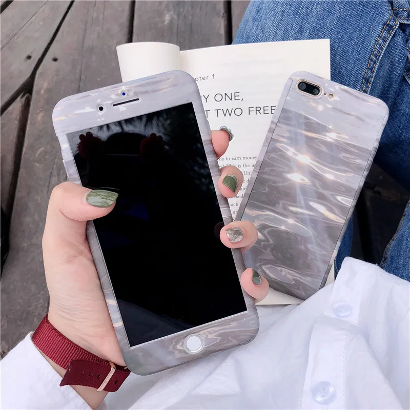 QINUO 360 чехол для телефона с полным покрытием iPhone 11 Pro Max 7 8 Plus X XR XS 6 6S 5 5S SE собачьим
