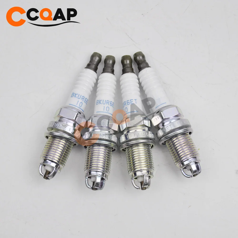 4x Новое праздничное платье Свеча зажигания BKUR6ET-10 2397 для Audi 100 90 A4 A6 Benz C230 Жук Гольф BKUR6ET10-2397 BKUR6ET10