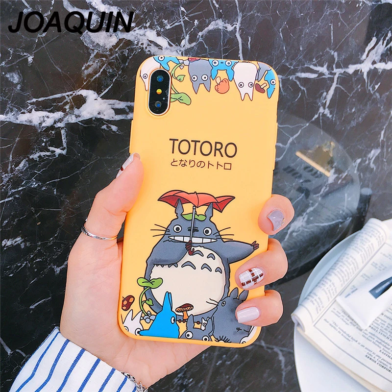 Милый чехол для телефона из мягкого ТПУ с милым Тоторо унесенным спиром Ghibli Аниме