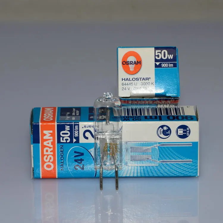 24В 50 Вт галогенная лампа Osram 64445U GY6.35 для хирургических теневых ламп оптические