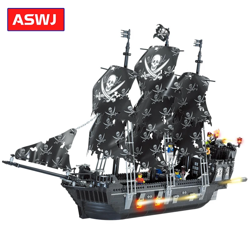 Военные Пираты темно синие головные уборы строительные блоки совместим с Lego