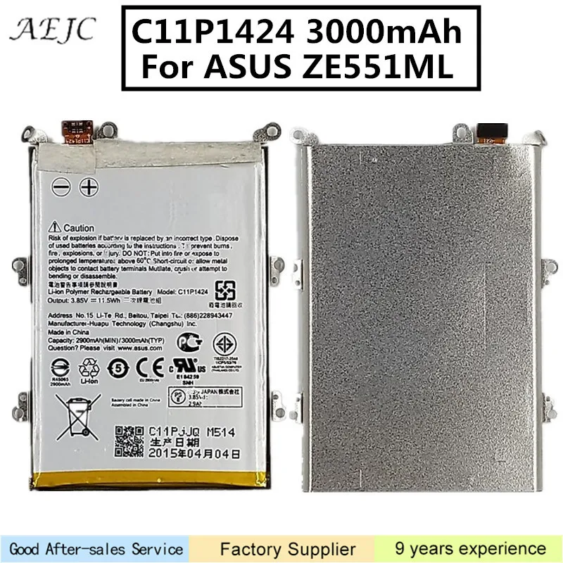 C11P1424 3000 мАч для Asus Zenfone 2 ZE551ML ZE550ML Z00AD Z00ADB Z00A Z008D Замена батареи