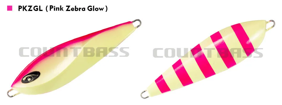155g 5,5 oz Countbass S2 глубокий медленного падения приманки для рыбалки металлический свинцовый крючковый лов морской желтохвоста игра - Цвет: 09 PKZGL