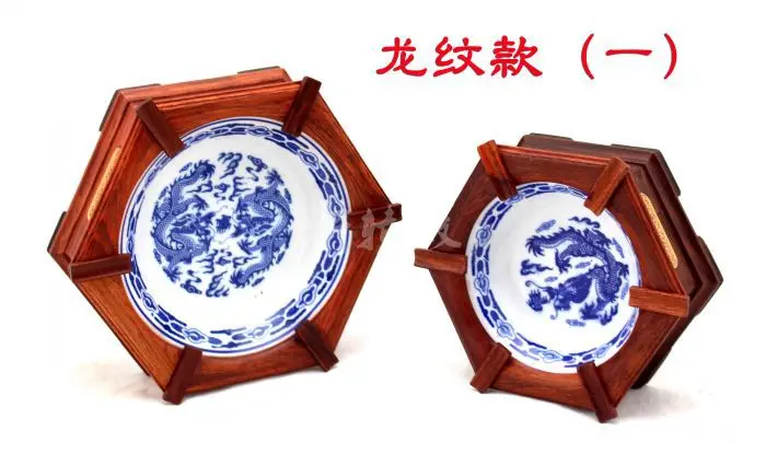 Оптовая продажа подставка из искусственного розового дерева фарфоровые