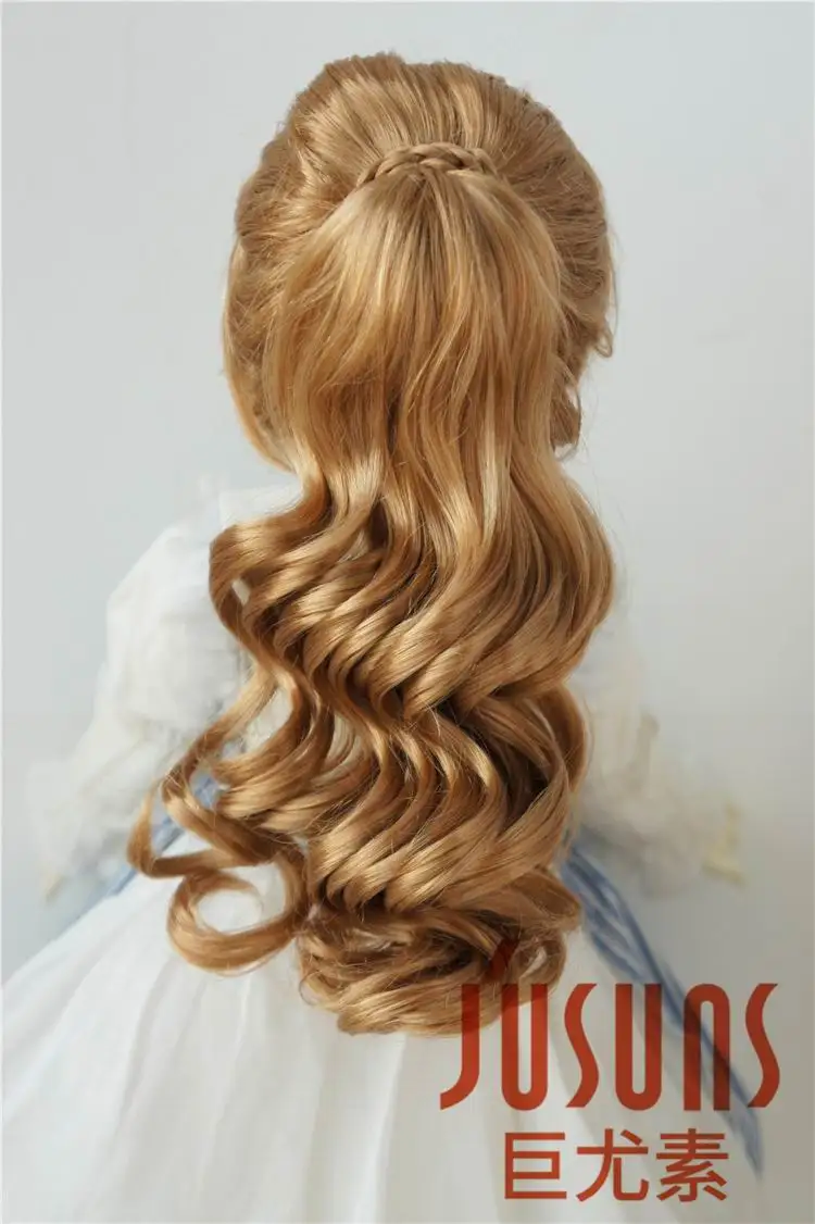 

JD218 1/3 SD synthetic mohair doll wigs Complex braid wig 8-9 inch BJD doll accessories