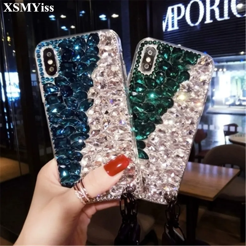 Чехол для телефона XSMYiss с бриллиантами и кристаллами Samsung galaxy S10 S11 E Plus S8 S9 Note8 Note9