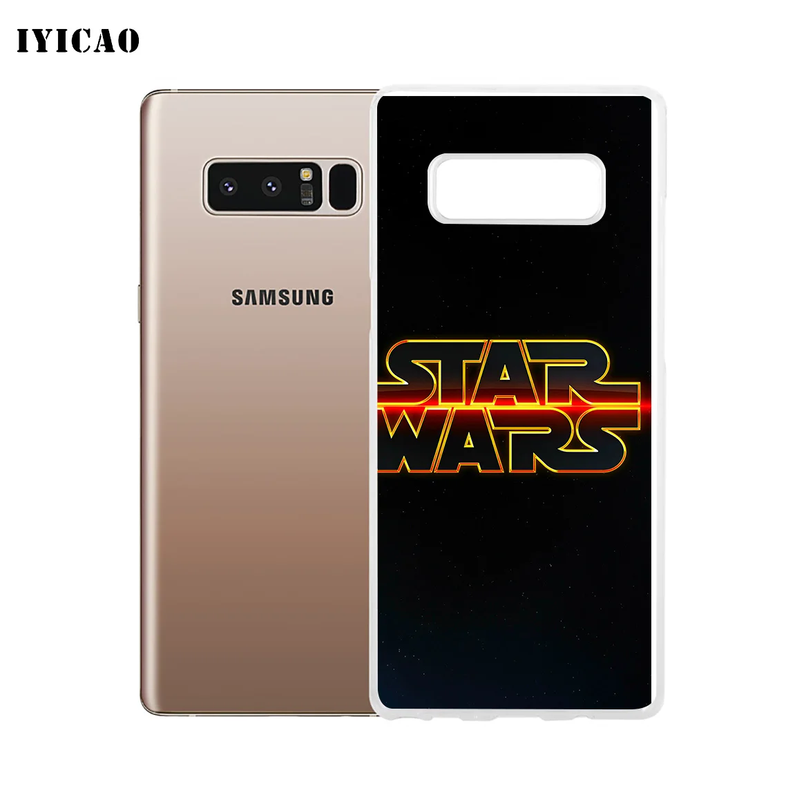 Мягкий силиконовый чехол для телефона IYICAO Star Wars 8 movie Samsung A5 A6 Plus A7 A8 A9 J3 J5 J7 Note 9