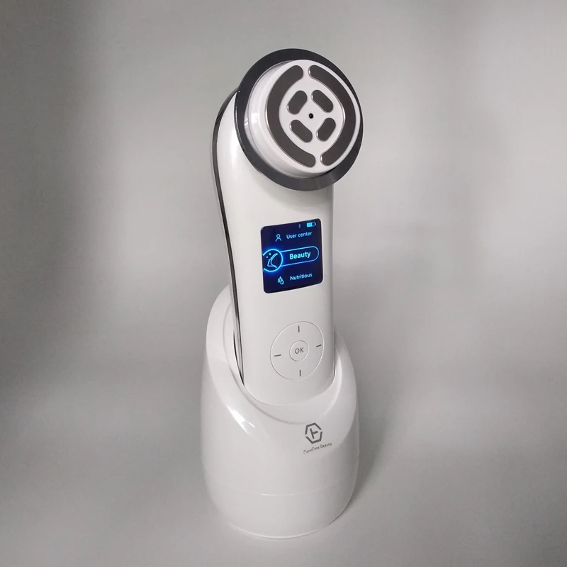 Nanoskin RF фотонная терапия лифтинг кожи лица омоложение лица Вибрационный массажер EMS-ионная машина для мезотерапии