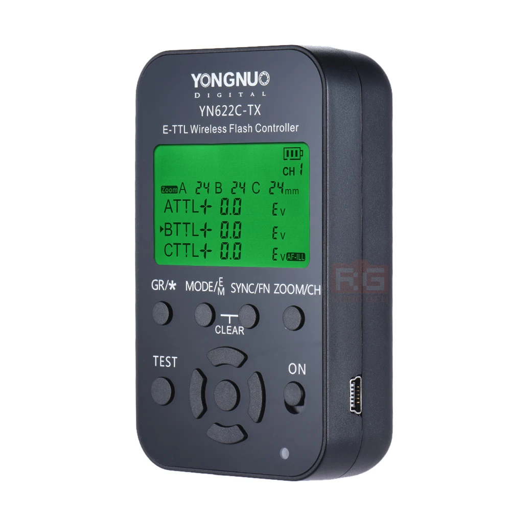 Комплект Yongnuo YN 622C беспроводной контроллер вспышки ETTL HSS 1/8000S + приемопередатчик