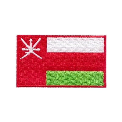 Oman Азиатский флаг вышивка железа на патчи аппликация на одежду стикер - Цвет: Oman